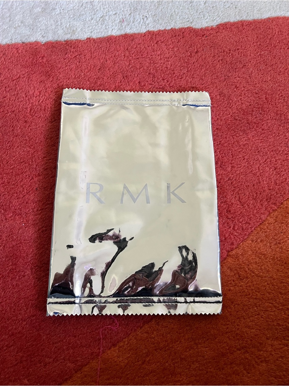 RMK Silver Metallic Cosmetic Sachet - Silver Potato Chip Rare Special